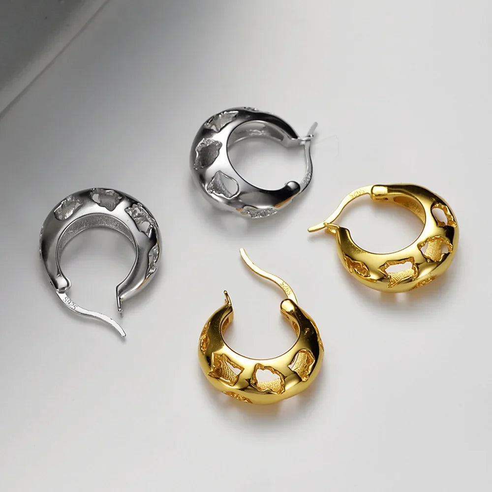 バンブーフープピアス