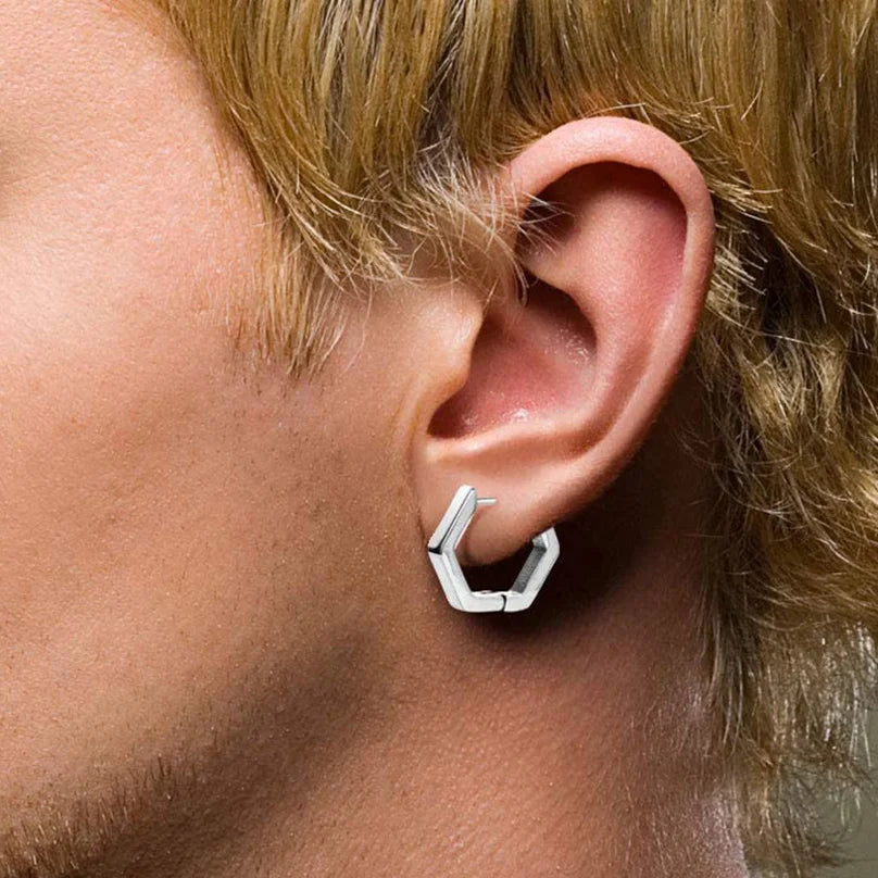 ミニマルヘキサゴンピアス