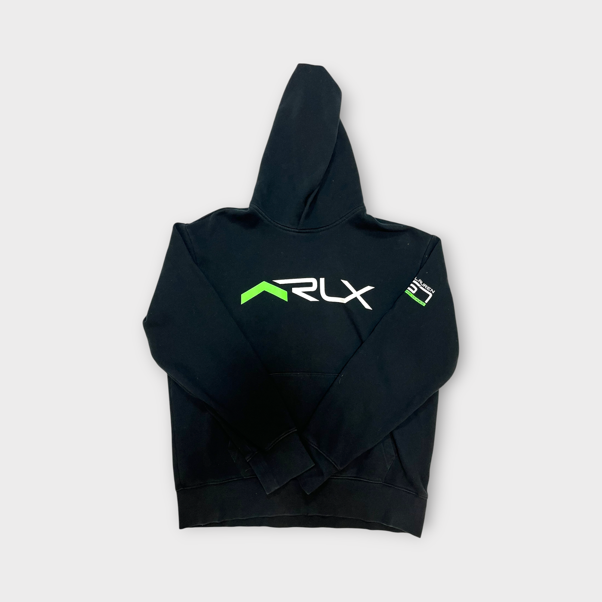 Ralph Lauren Logo Hoodie Black Men's L