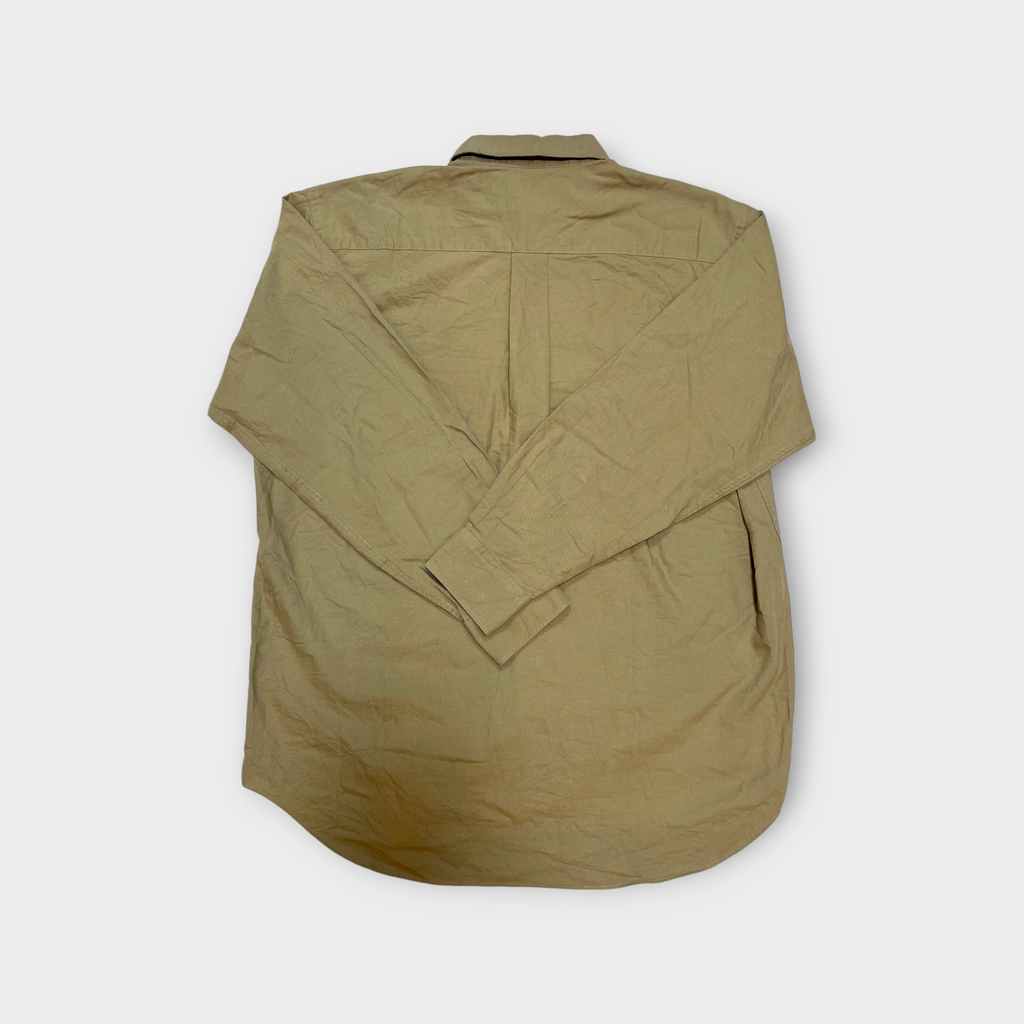 00s NAUTICA Cotton BD Shirt Beige Men's L