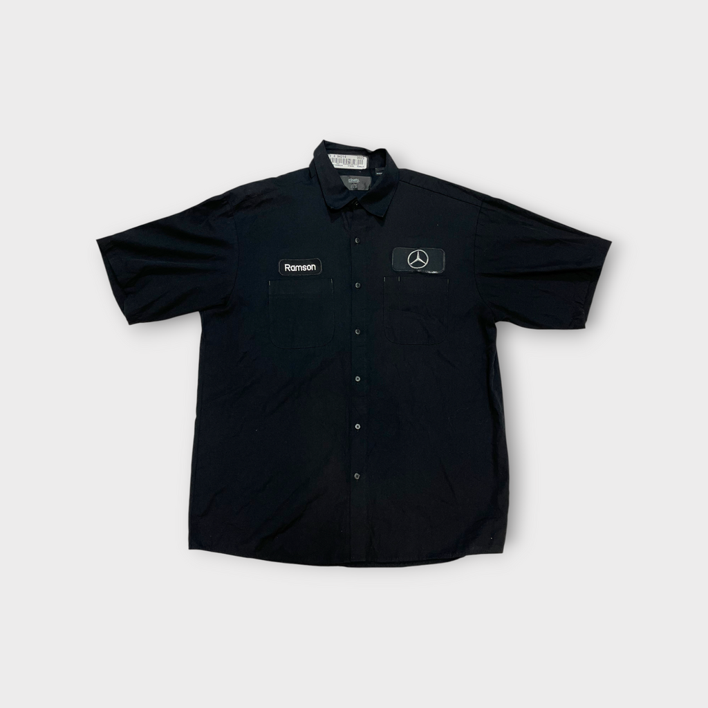 Bowling Shirt Black Men's XL