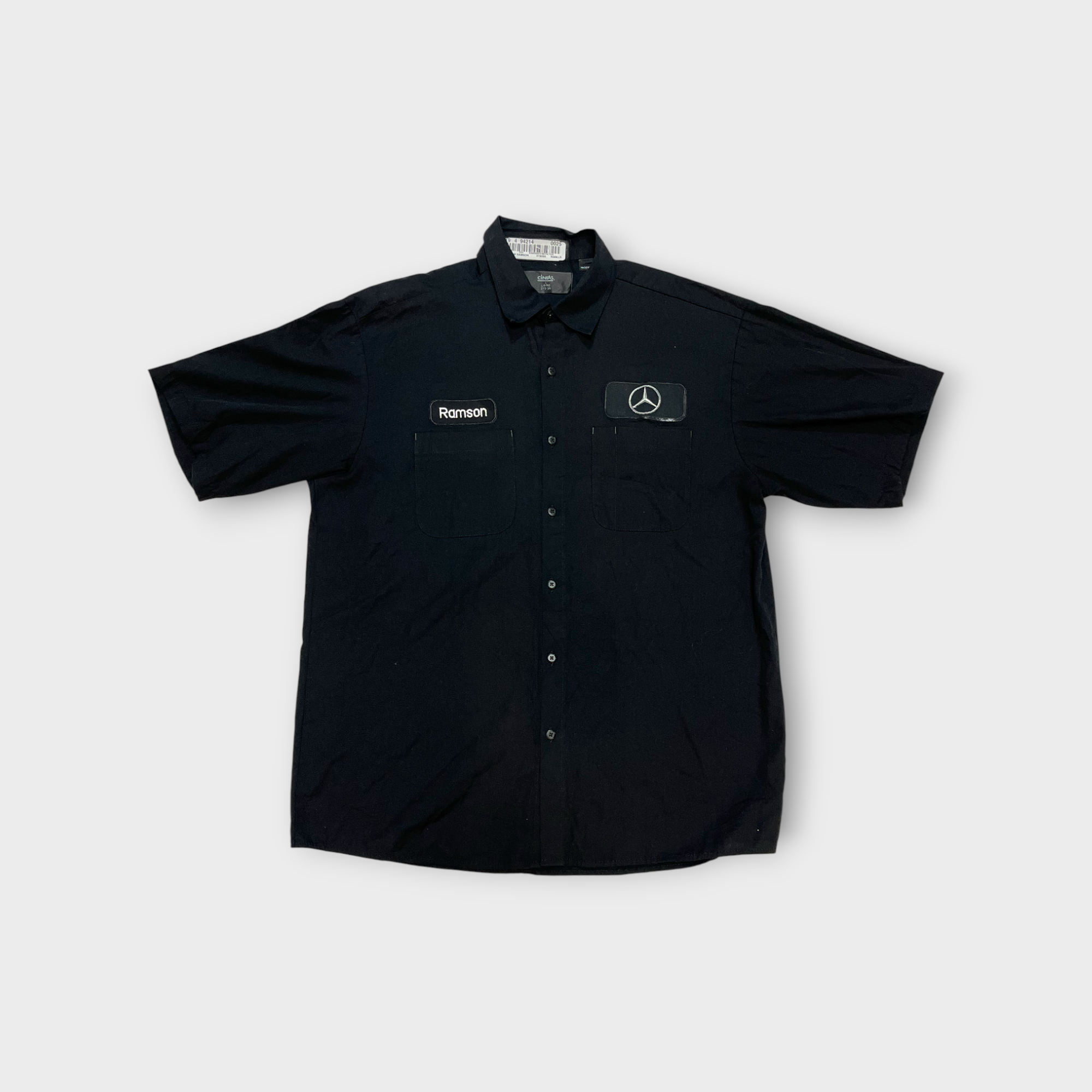 Bowling Shirt Black Men's XL